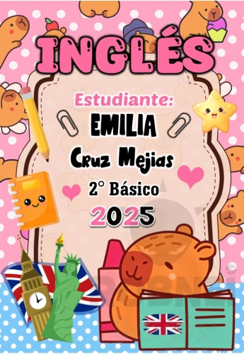 Capibara Kawaii Ingles